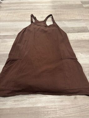 Amazon Women's Brown Sleeveless Tank Dress